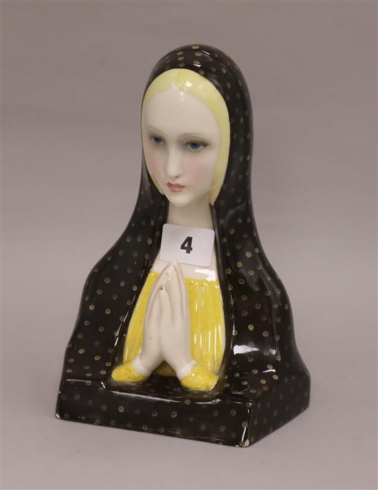 Paola Bologna for Lenci c.1935. A model of the Madonna height 20cm